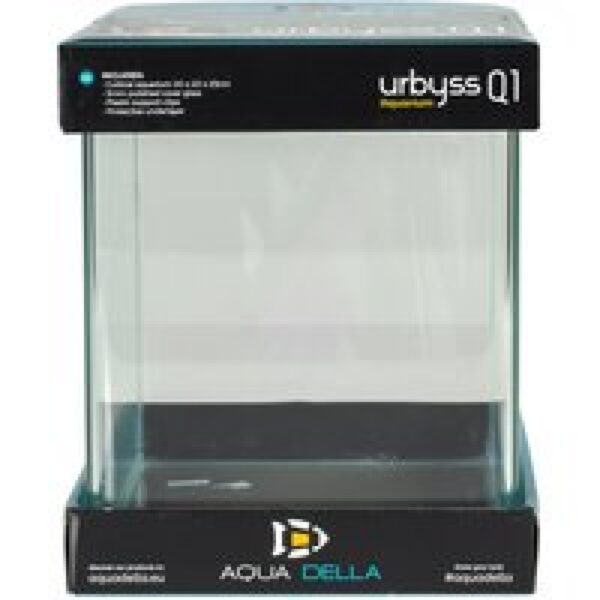 Aqua D'ella Urbyss Q1 | 10L | 20 x 20 x 25CM Aquarium Met afdekplaat