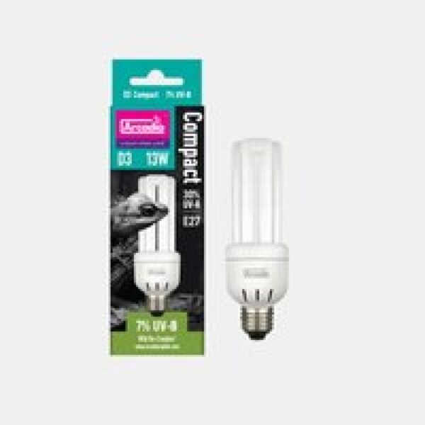 Arcadia Compacte UVB-lamp 7% UVB 23W E27 voor bosreptielen en amfibieën