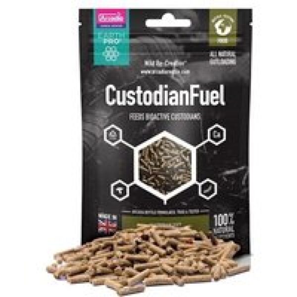 Arcadia Custodian Fuel bioactieve bodemvoeding voor springstaarten en pissebedden 80 gram