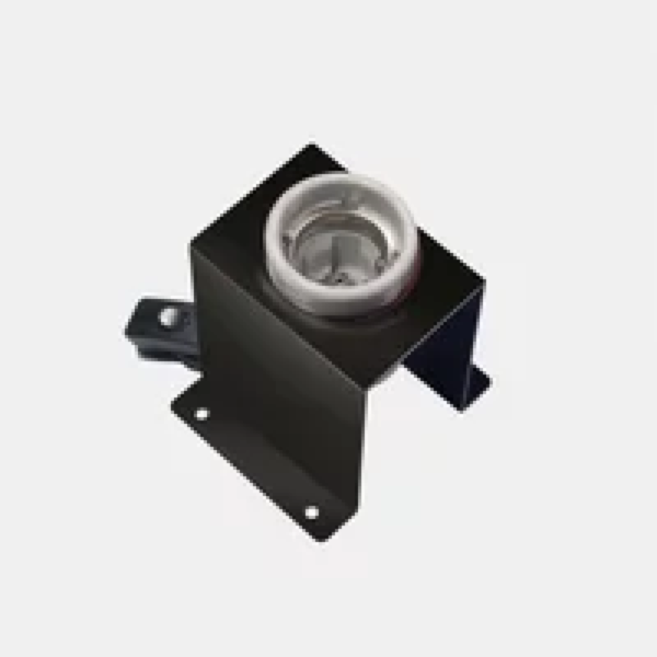 Arcadia Keramische lamphouder met beugel E27 plafondfitting tot 250W