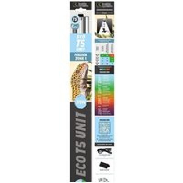 As Reptile Eco T5 UVB 2,4% Unit Ferguson Zone 1 1170mm | 54 watt
