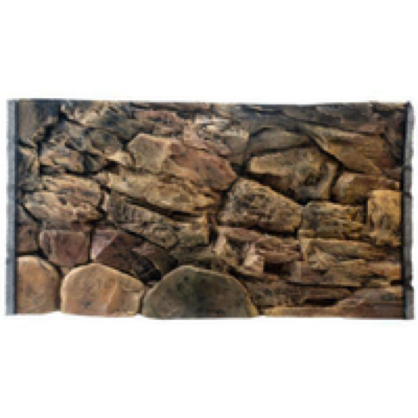 CeramicNature 3D Rock achterwand voor aquarium en terrarium | diverse maten 100×60 1 deel