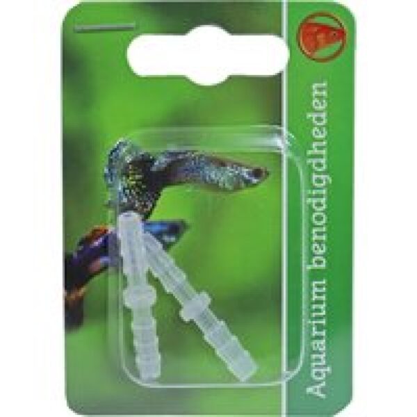 De Boon Verbindingsstuk Recht 2X4MM Op Blister