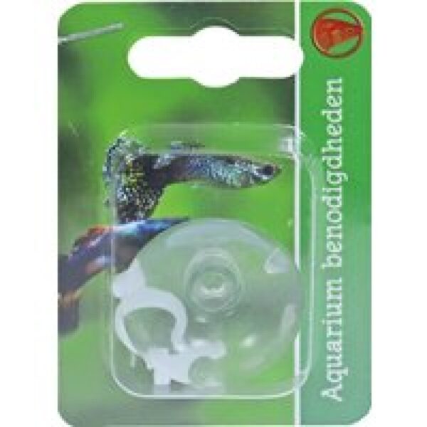 De Boon Zuignap +2X Klem (4/6+9/12MM) Op Blister