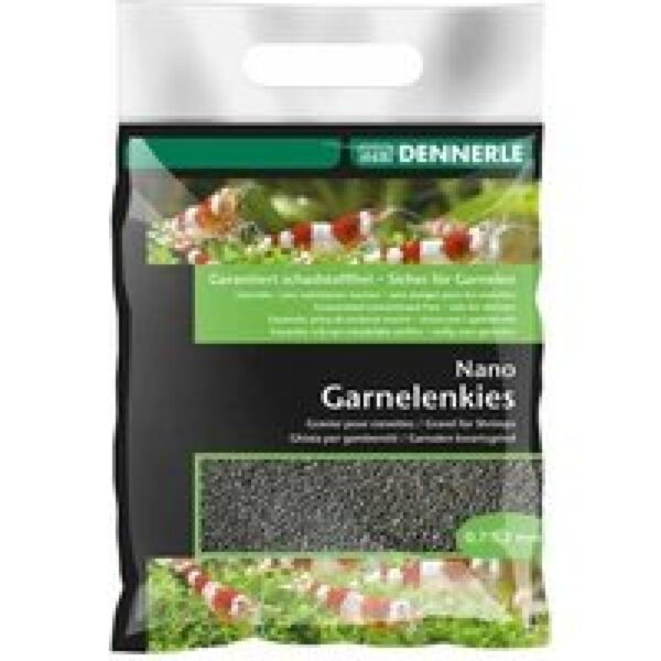 Dennerle Nano Garnalengrind Sulwesi Zwart 0,5-1,2 Mm 2KG