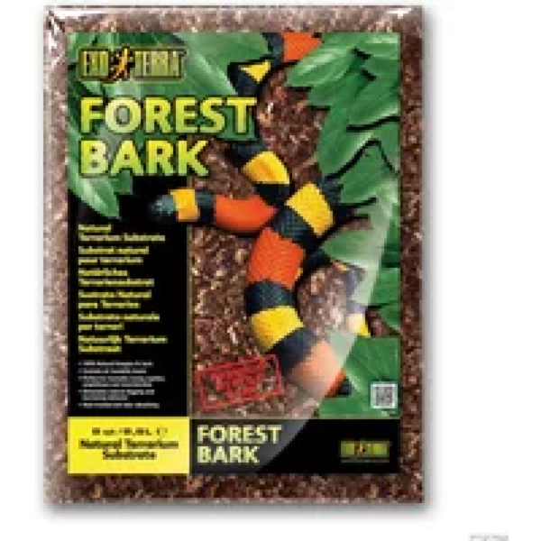 Exo Terra Forest Bark terrariumsubstraat 8,8L en 26,4L | natuurlijke douglasschors voor tropische terraria 8,8 liter