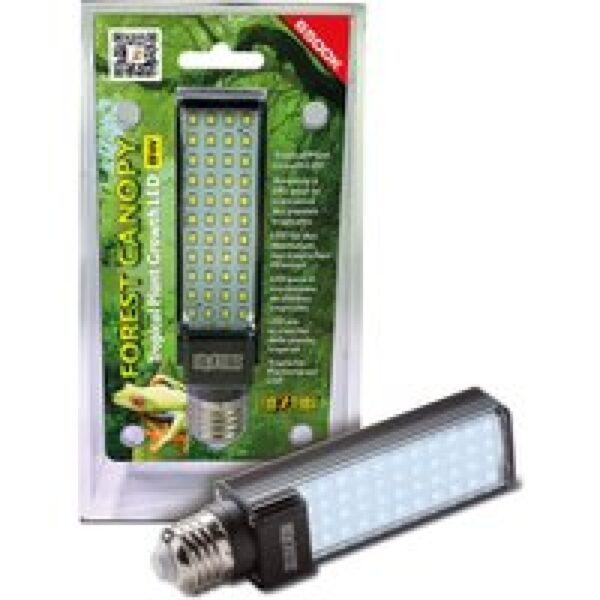 Exo Terra Forest Canopy LED Lamp 8W | Plantengroei en daglichtlamp voor bioactieve terraria 6500K / 220-240V