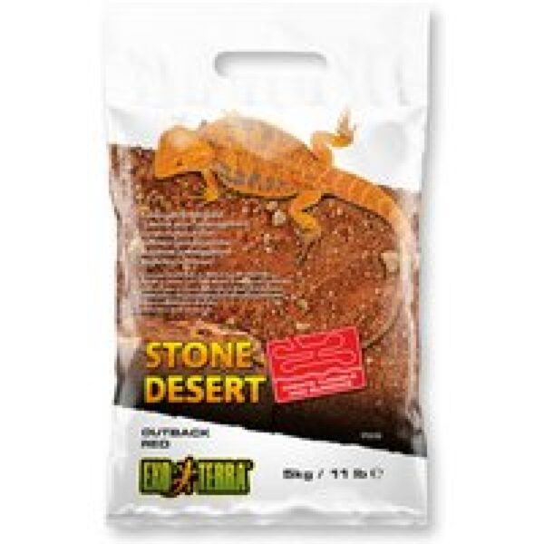 Exo Terra Stone Desert Outback Red – landschaps substraat voor woestijn | savanne – 5 kg | 10 kg 5KG