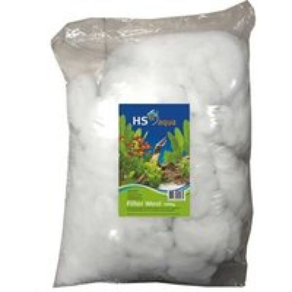 HS Aqua Filterwatten Wit 1000 Gram