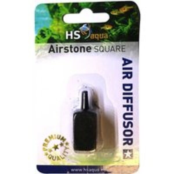 HS Aqua Luchtsteen Blok Zwart