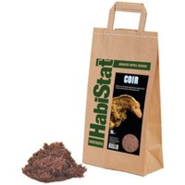 HabiStat Coir kokosvezel terrarium substraat 5 liter voor vochtige terraria