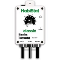 HabiStat Dimmende thermostaat 600W zwart voor terrariumverwarming en warmtelampen zwart of wit Wit