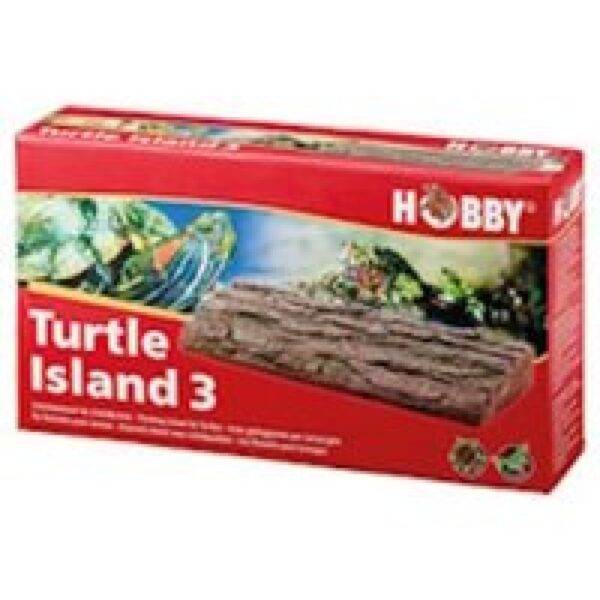 Hobby Cork Island drijvend zwemeiland voor schildpadden en amfibieën, maten S M L L - 23X44CM