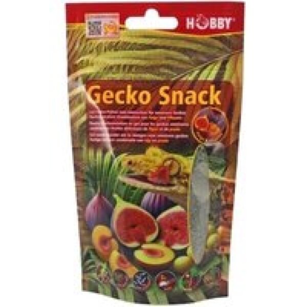 Hobby Terrano Gecko Snack 100 gr gelvoederpoeder voor omnivore Vijg & Pruim
