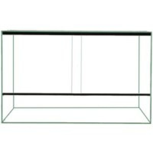 Junai.nl Terrarium 60 x 40 x 40CM glazen verblijf voor kleine reptielen en amfibieën