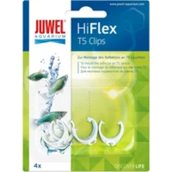 Juwel Kunststofclip HiFlex T5 4 Stuks