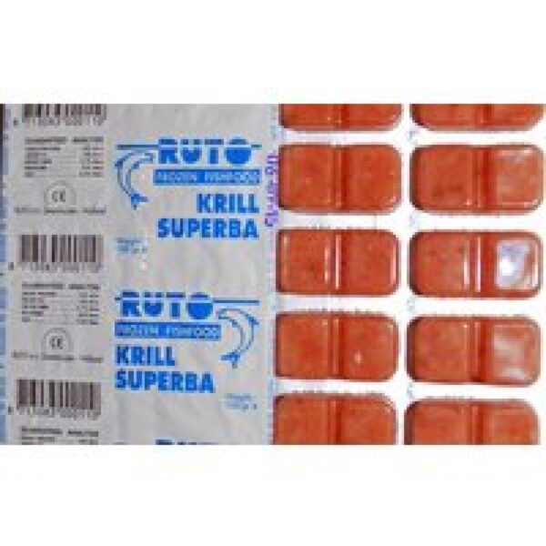 Ruto Krill superba gemalen 100 gram blister Diepvries