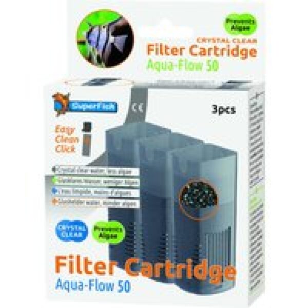SuperFish Aquaflow 50 Filter Crystal Clear Cartridge