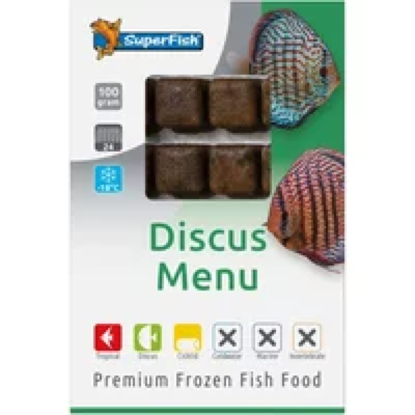 SuperFish Diepvriesvoer Discus Menu 100 gram Diepvries