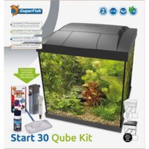 SuperFish Start 30 Qube Kit Zwart