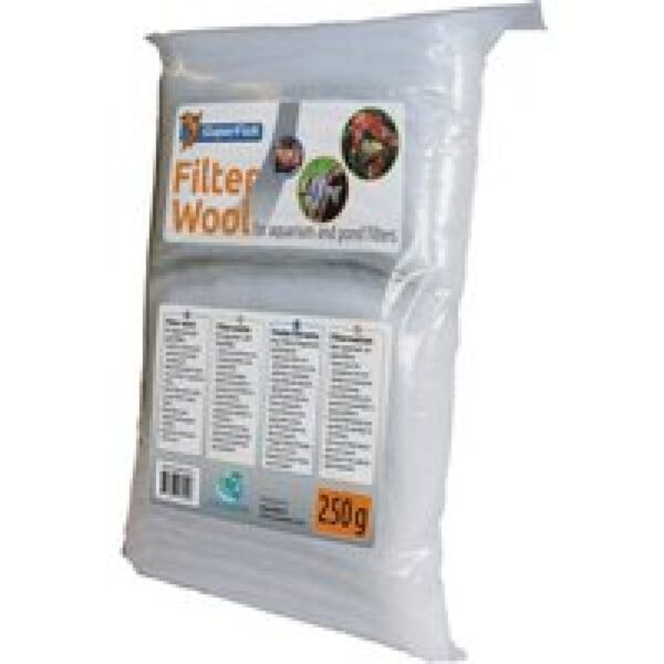 SuperFish Witte Filterwatten 250g