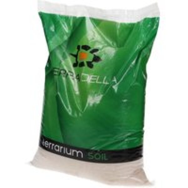 Terra Della Calciumzand wit 12,5 kg terrarium bodembedekking voor woestijnreptielen