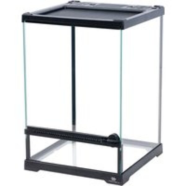 Terra Della Glazen terrarium 21 x 21 x 30CM met waterdichte bodem en ventilatierooster