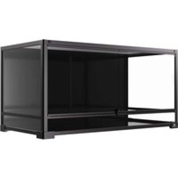 Terra Della Knockdown terrarium 90 x 45 x 45CM met metalen bovenrooster en waterdichte bodem