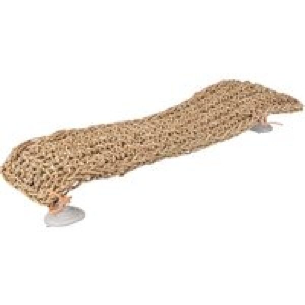 Terra Della Reptiel relaxer hangmat zeegras triangel 27,3x20,3 cm voor terrarium Rechthoekig 17,8x75CM