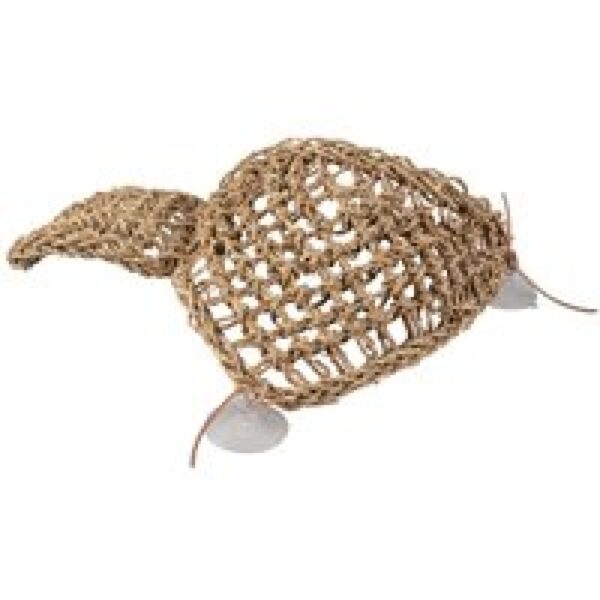 Terra Della Reptiel relaxer hangmat zeegras triangel 27,3x20,3 cm voor terrarium Triangel + ladder 35,5x35,5CM