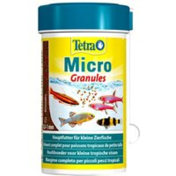 Tetra Micro Granules 100ML | Korrelvoer Voor Kleine Siervissen