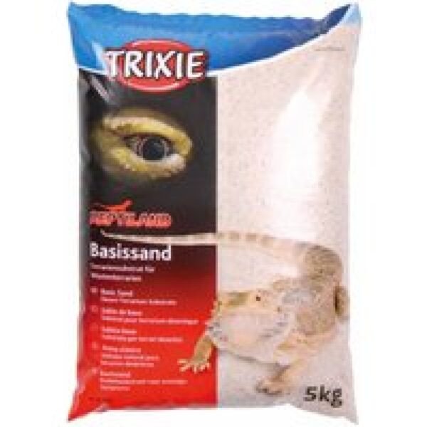 Trixie Basiszand voor woestijnterraria 5kg fijnkorrelig terrariumzand Wit
