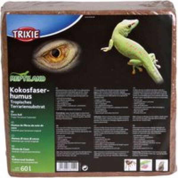Trixie Kokosvezel humus terrariumsubstraat 2 | 9 | 60 liter voor regenwoudterraria 60 liter