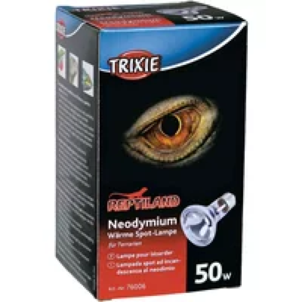 Trixie Neodymium warmtelamp terrarium 35 | 50 | 75 | 100 W E27 dimbaar UVA 50W - ø 63 x 100mm