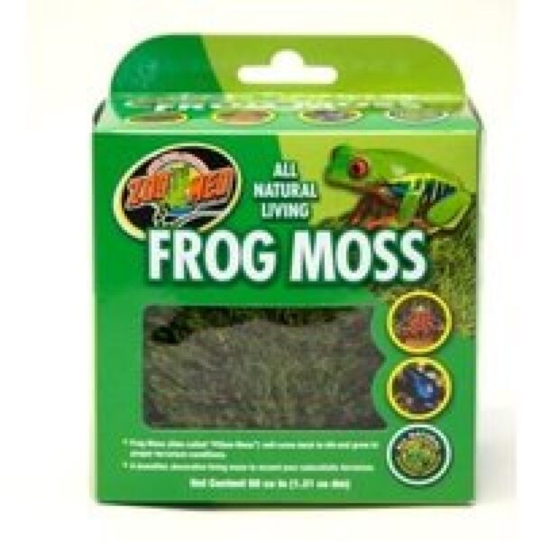 Zoo Med All Natural Frog Moss terrariummos 1,31 liter voor reptielen en amfibieën