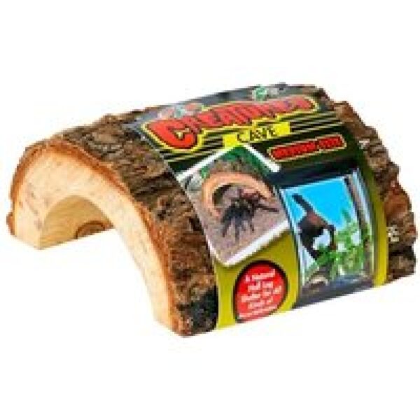 Zoo Med Creatures Cave Medium 12 cm houten schuilplaats voor ongewervelden in terrarium