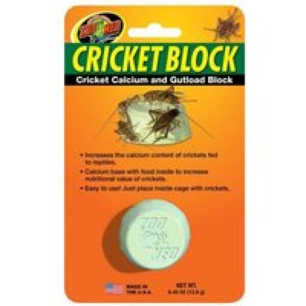 Zoo Med Cricket Block / Gutload calciumblok voor voerkrekels 12,8 g