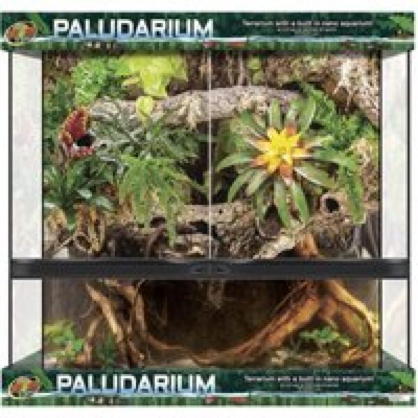 Zoo Med Double Door Paludarium 91x46x91cm glasterrarium met watergedeelte voor reptielen en amfibieën