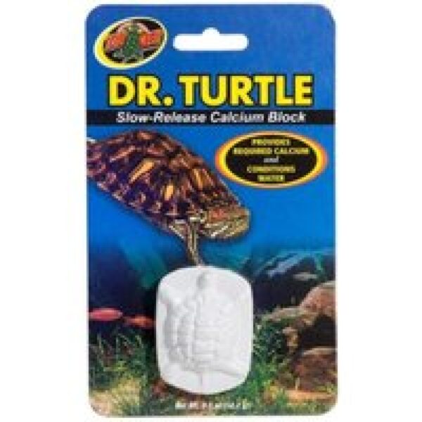 Zoo Med Dr. Turtle calciumblok met langzame afgifte 14 g voor waterschildpadden