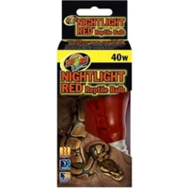 Zoo Med Nightlight Red Reptile Bulb 40W