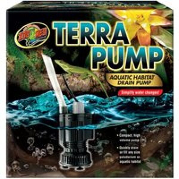 Zoo Med Terra Pump dompelpomp voor aquarium, paludarium en terrarium | 1000 l/u | automatische uitschakeling