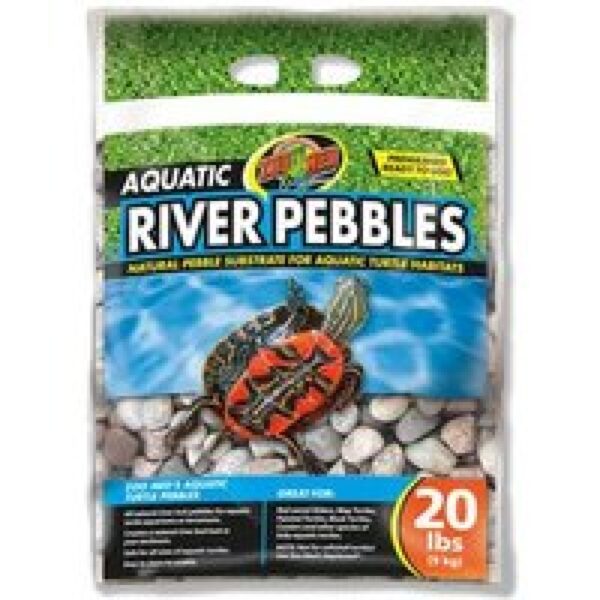 Zoo Med Turtle River Pebbles rivierrotsen 4,5 kg voor aquaria en terraria van waterschildpadden