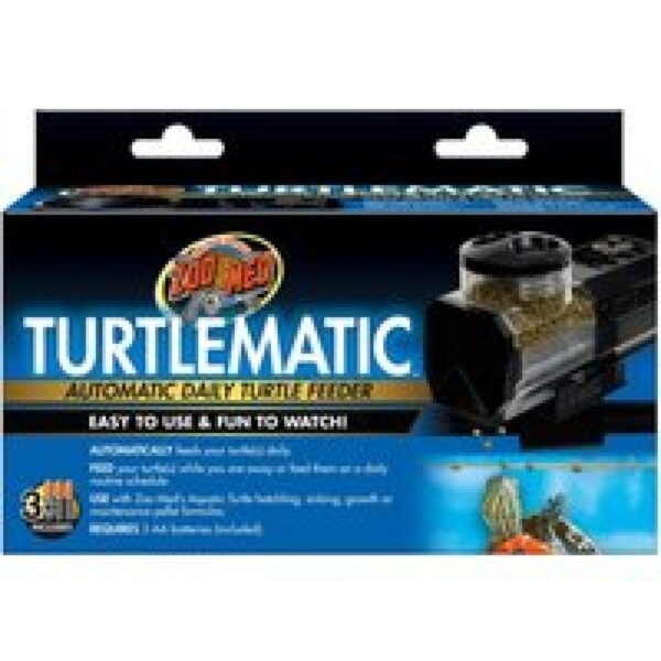 Zoo Med Turtlematic automatische voederautomaat voor waterschildpadden | programmeerbare voerbeurten met 12 uur slaapstand