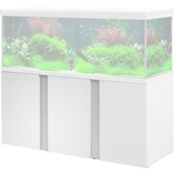 AkvaStabil Fusion aquariumkast 160x60x75 cm wit met opbergruimte en verstelbare poten